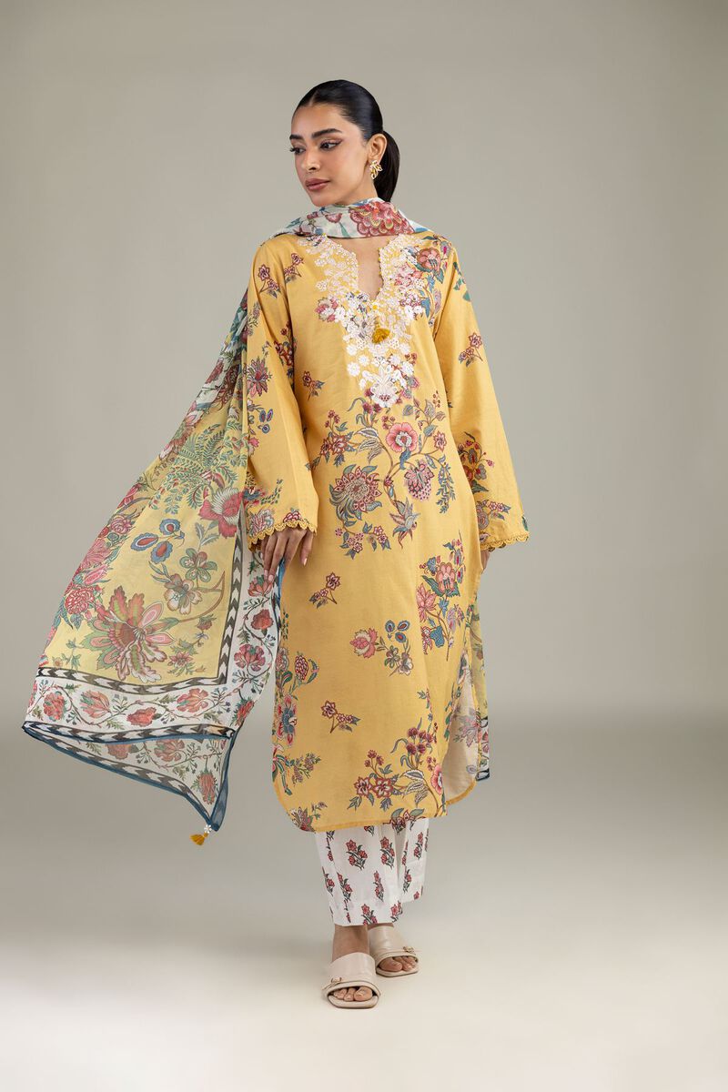 Embroidered | Textured Lawn | 3-Piece Tailored Lawn | USD 32.50
