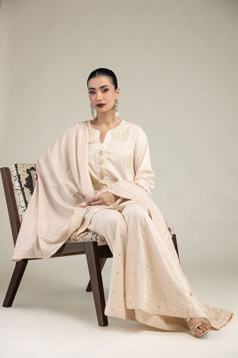 Embroidered | Polyester Silk | Silk Gota Dupatta | USD 35.00