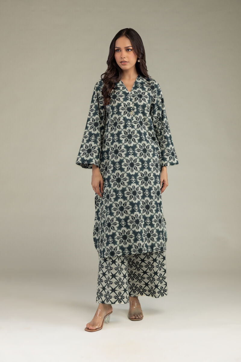 Printed | Cotton Dobby | Floral Longline Kurta | USD 30.00