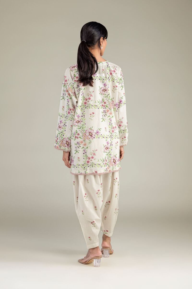 Printed | Cambric | Floral Short Kurta | USD 35.00