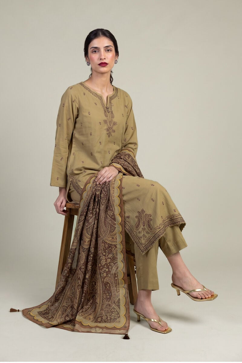 Embroidered | Polyester Silk | Polyester Silk Dupatta | USD 35.00