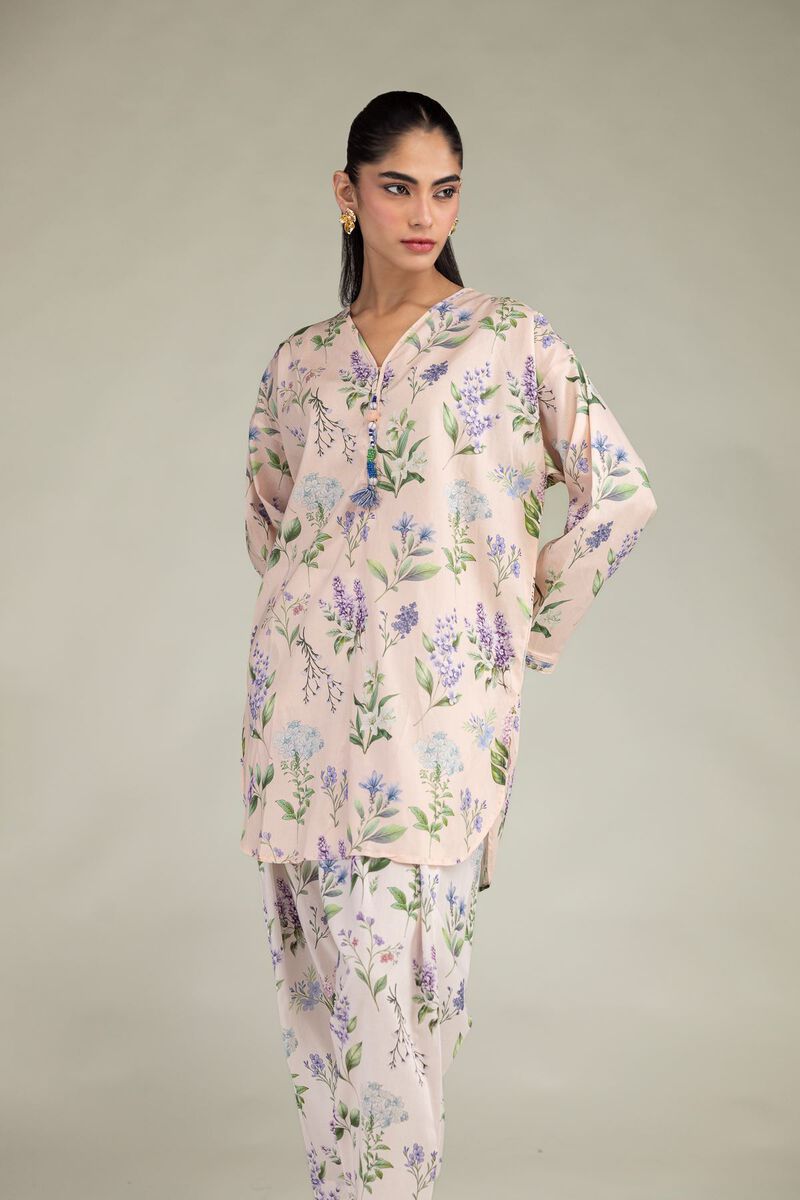 Printed | Cotton Viscose | Short Floral Kurta | USD 35.00