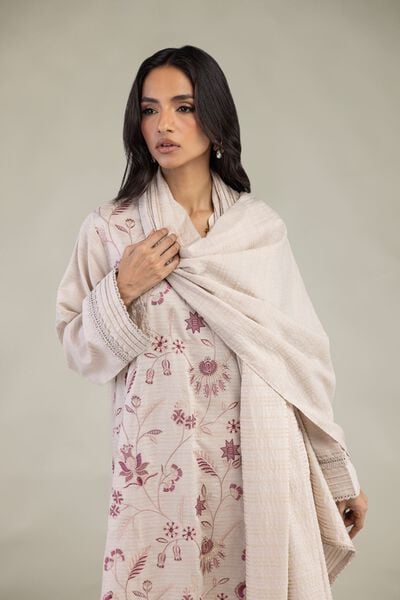 Embroidered | Messuri Dobby | Floral Tailored 3-Piece | USD 85.00