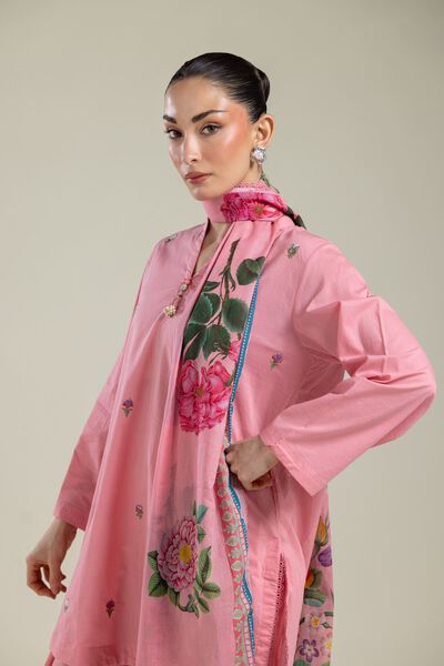 Embroidered | Lawn | Floral Lawn Dupatta | USD 25.00