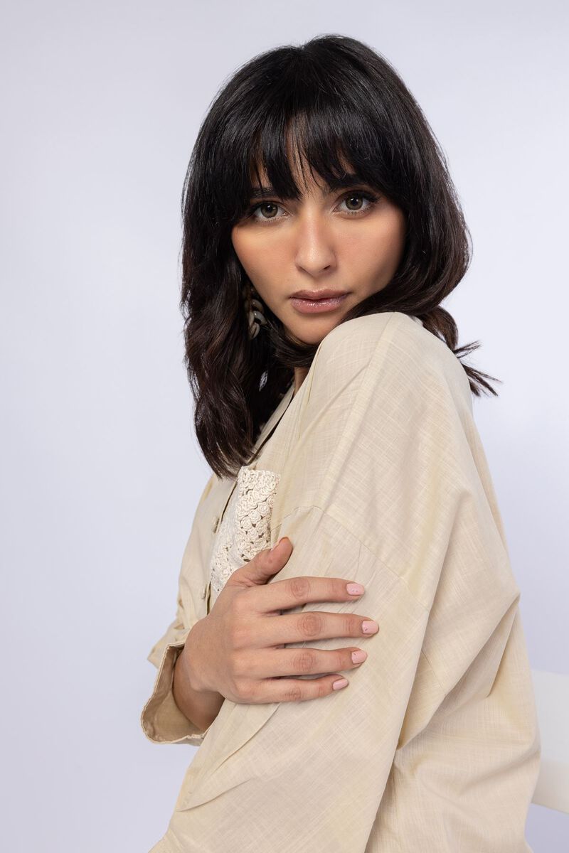 Embroidered | Crosshatch Poplin | Kurta | USD 9.00