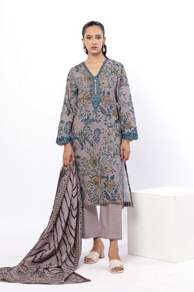Embroidered | Light Khaddar | Tailored 3 Piece | USD 50.00