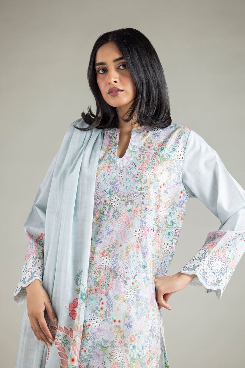 Embroidered | Textured Lawn | 3-Piece Tailored Lawn | USD 65.00