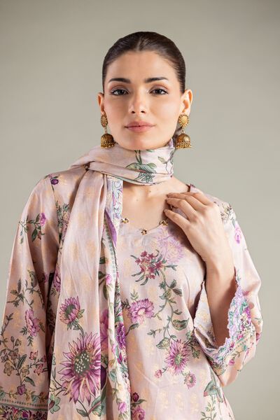 Embroidered | Jacquard | Jacquard 3-Piece Tailored | USD 75.00