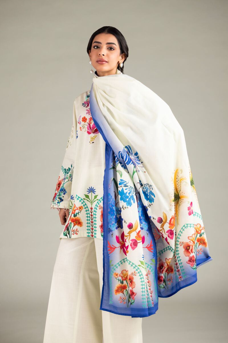 Printed | Textured Lawn | Dupatta | USD 25.00