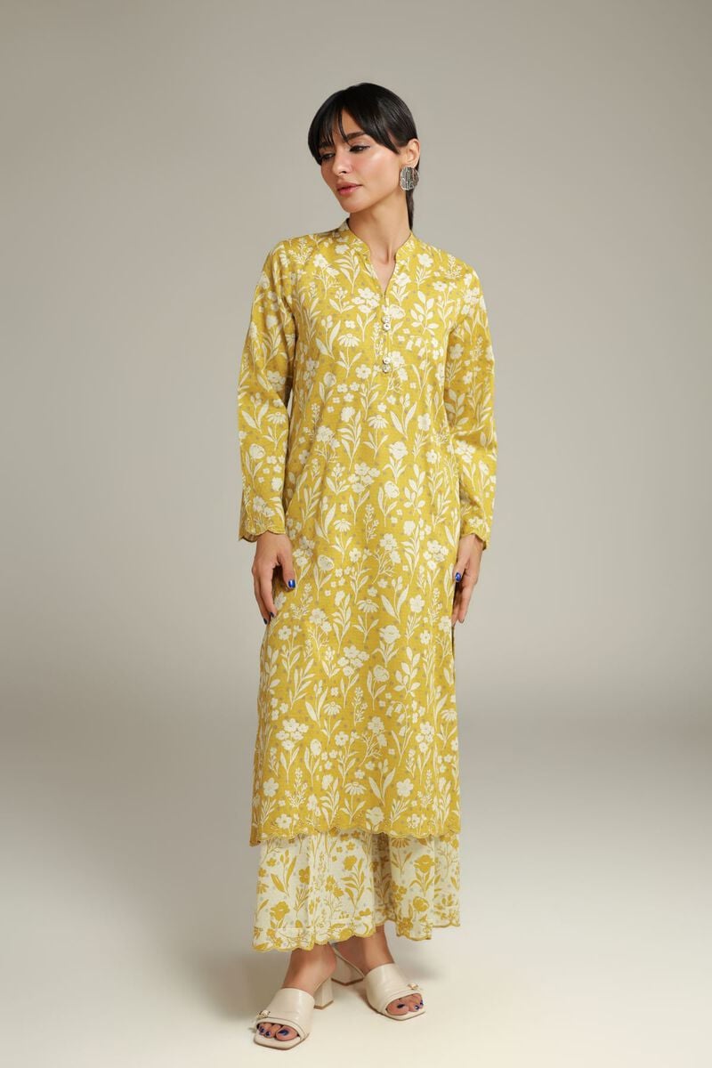 Embroidered | Cotton Dobby | Long Cotton Kurta | USD 30.00