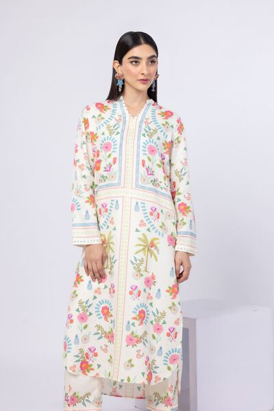 Printed | Thai Silk | Kurta | USD 40.00