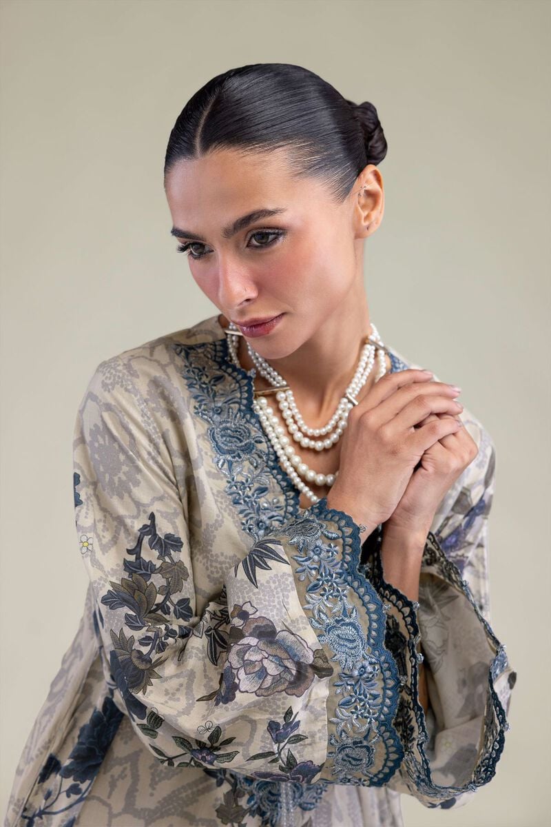 Embroidered | Raw Silk | Floral Silk Kurta | USD 60.00