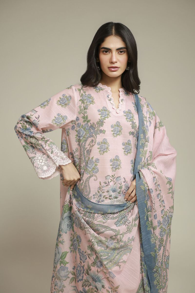 Embroidered | Mesuri | Tailored 3-Piece Set | USD 70.00