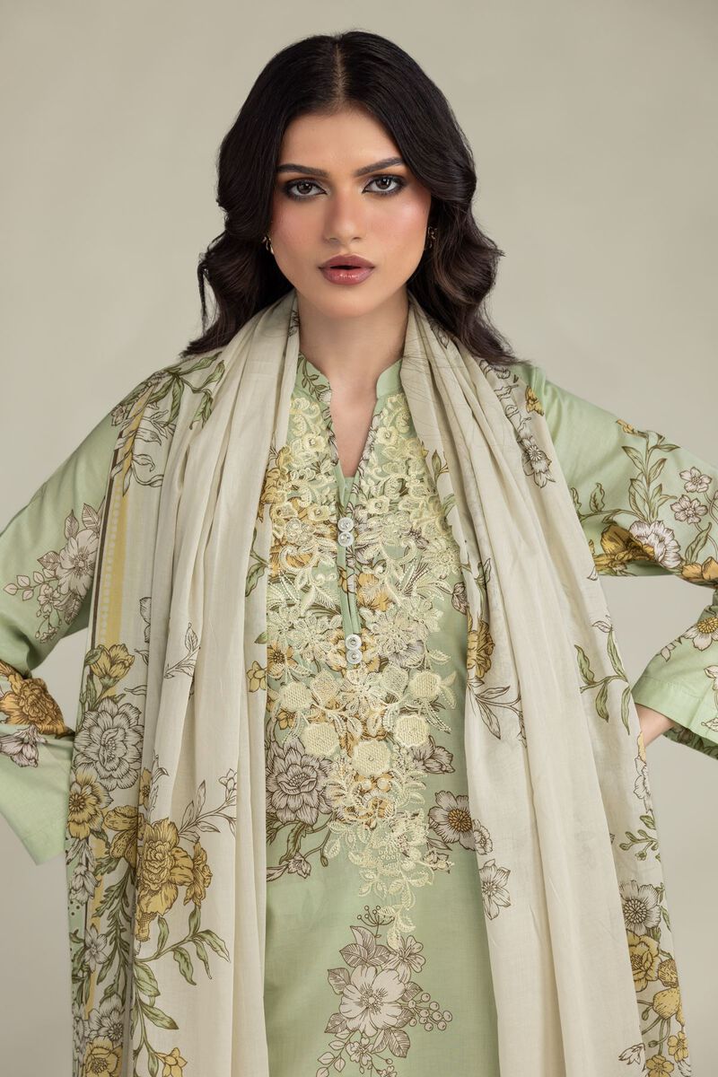 Embroidered | Lawn | Floral Lawn Dupatta | USD 30.00