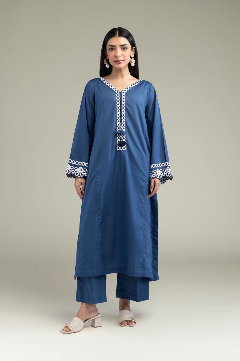 Embroidered | Cambric | Long Cambric Kurta | USD 35.00