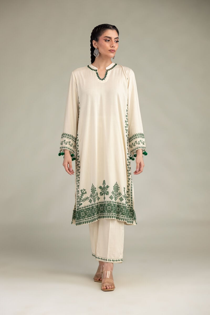 Embroidered | Raw Silk | Raw Silk Kurta | USD 65.00