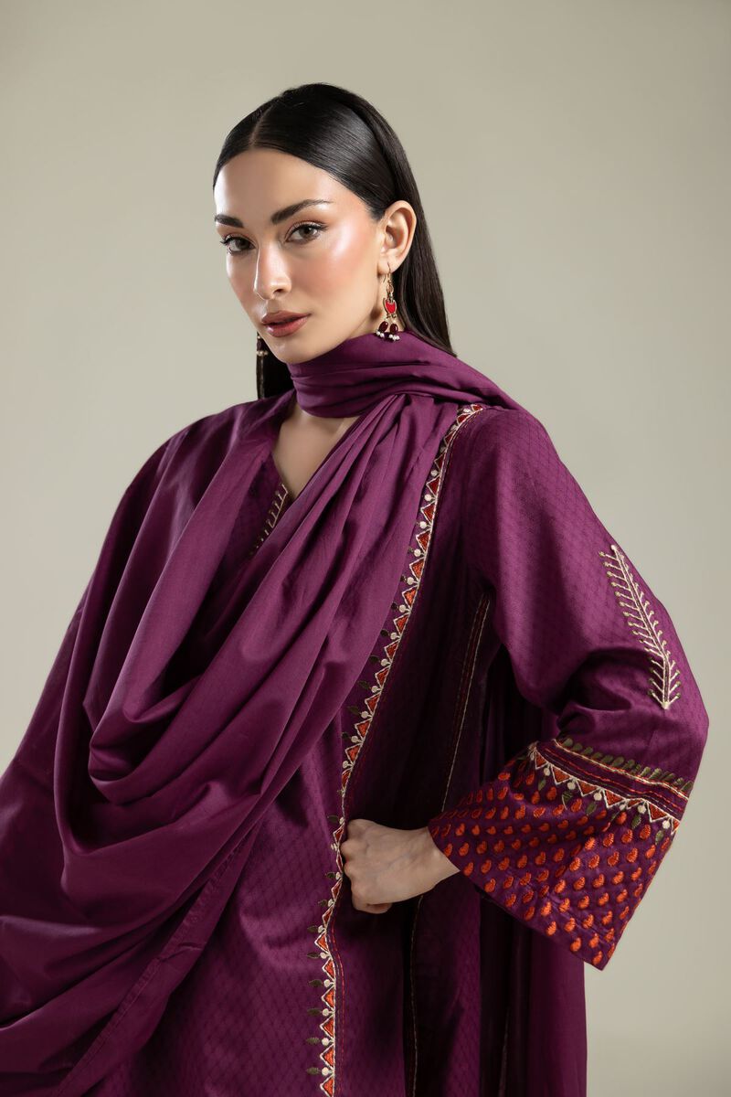 Embroidered | Lawn | Geometric Lawn Dupatta | USD 25.00