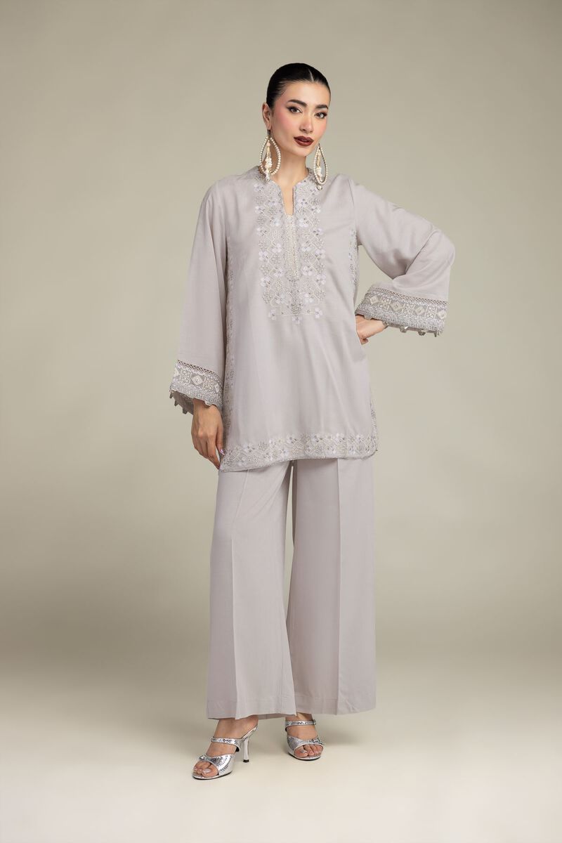 Embroidered | Raw Silk | Silk Threadwork Kurta | USD 55.00