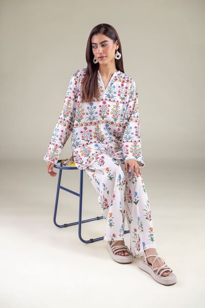 Embroidered | Textured Weave | Tunic | USD 35.00