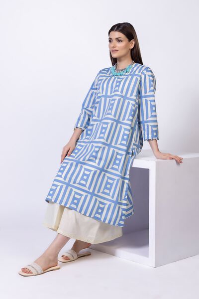 Printed | Crosshatch Poplin | Kurta | USD 25.00