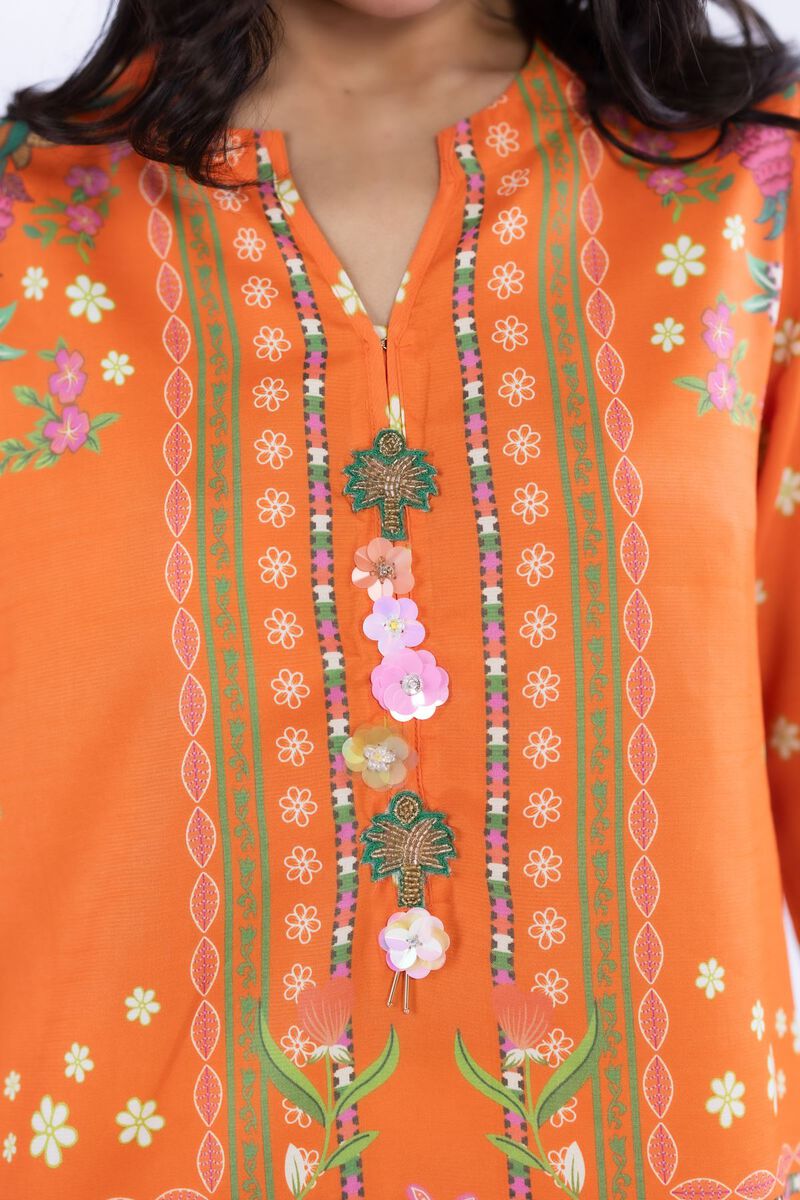 Printed | Thai Silk | Kurta | USD 45.00