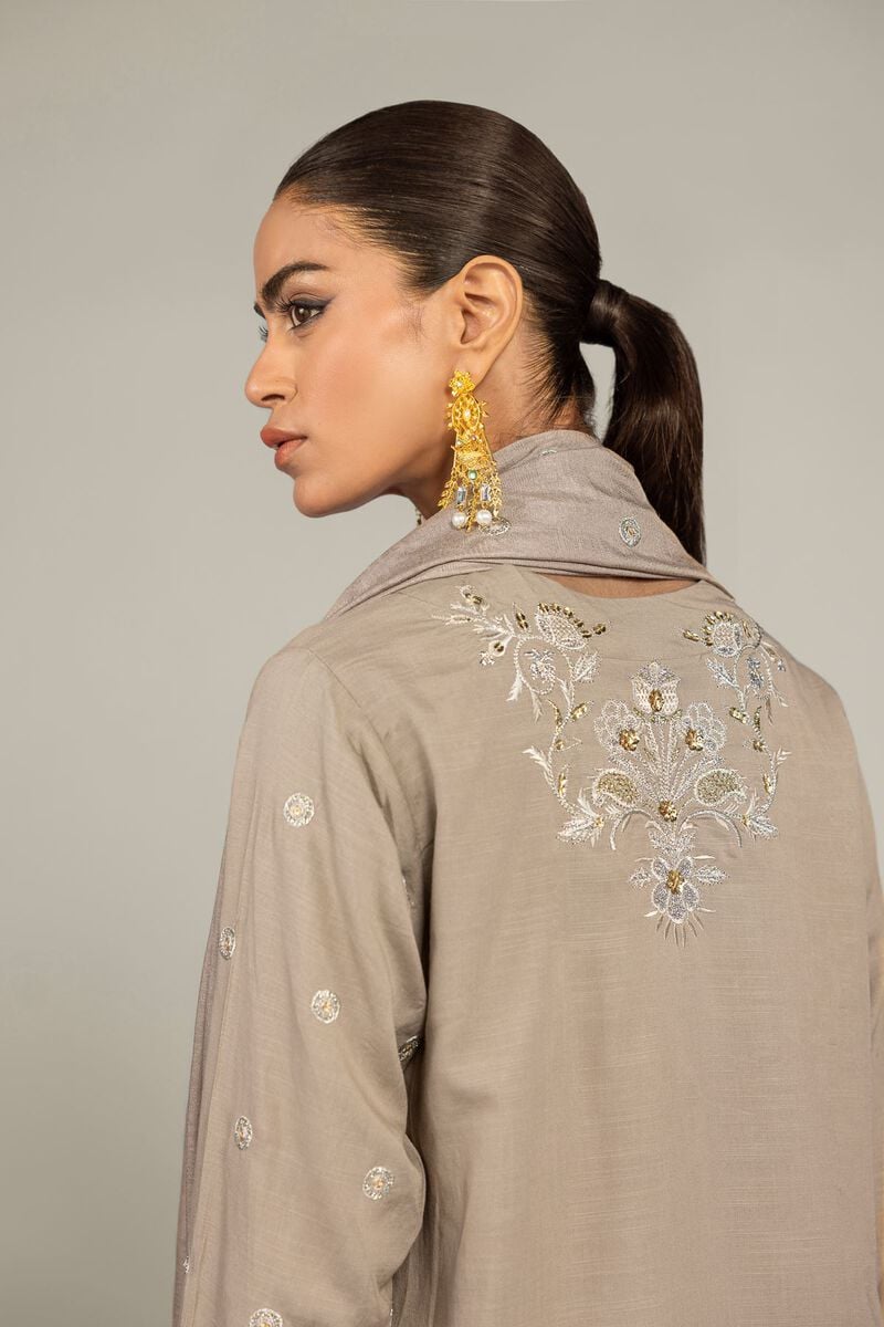 Raw Silk | Floral Tailored 3-Piece | USD 180.00