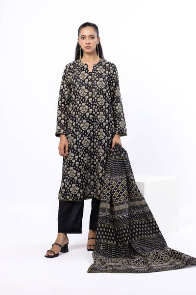 Printed | Light Khaddar | Tailored 3 Piece | USD 45.00