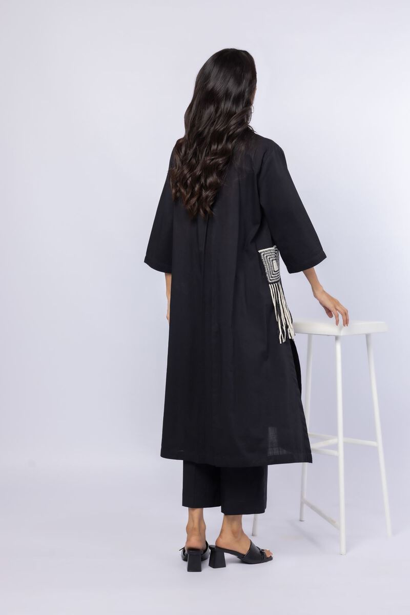 Embroidered | Crosshatch Poplin | Kurta | USD 17.50