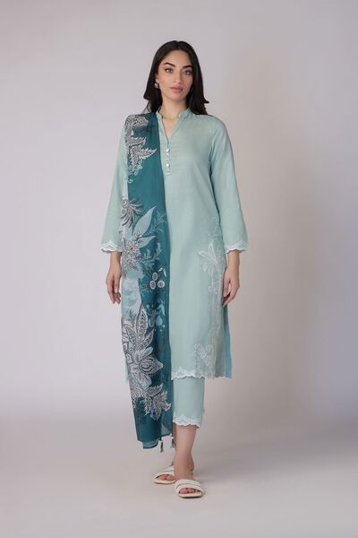 Embroidered | Cotton Dobby | Pants | USD 15.00