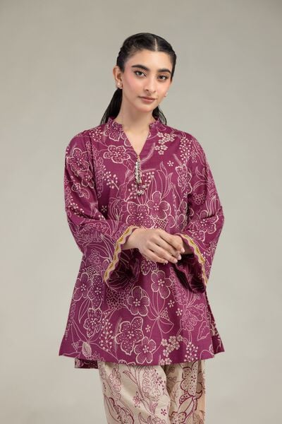 Printed | Cotton Dobby | Short Floral Kurta | USD 30.00
