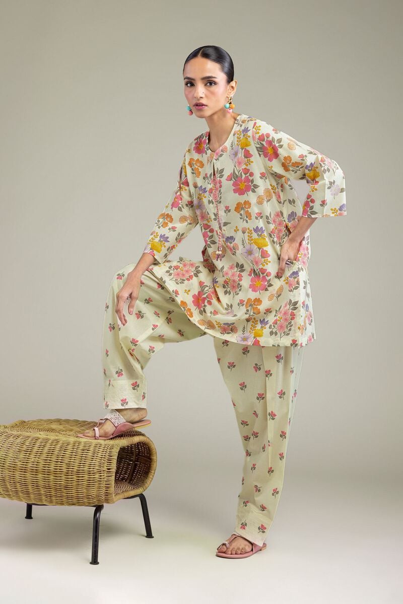 Printed | Cambric | Short Cambric Kurta | USD 30.00