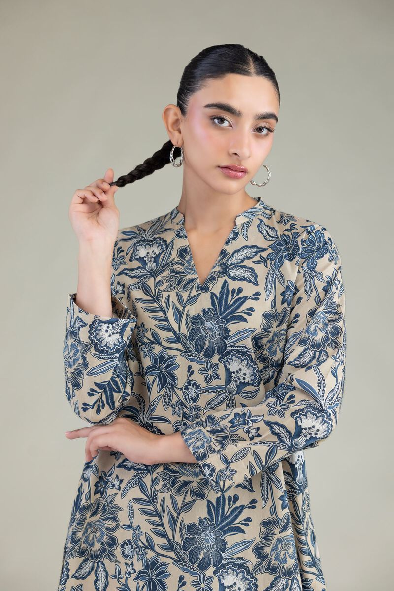 Printed | Cambric | Cambric Longline Kurta | USD 35.00