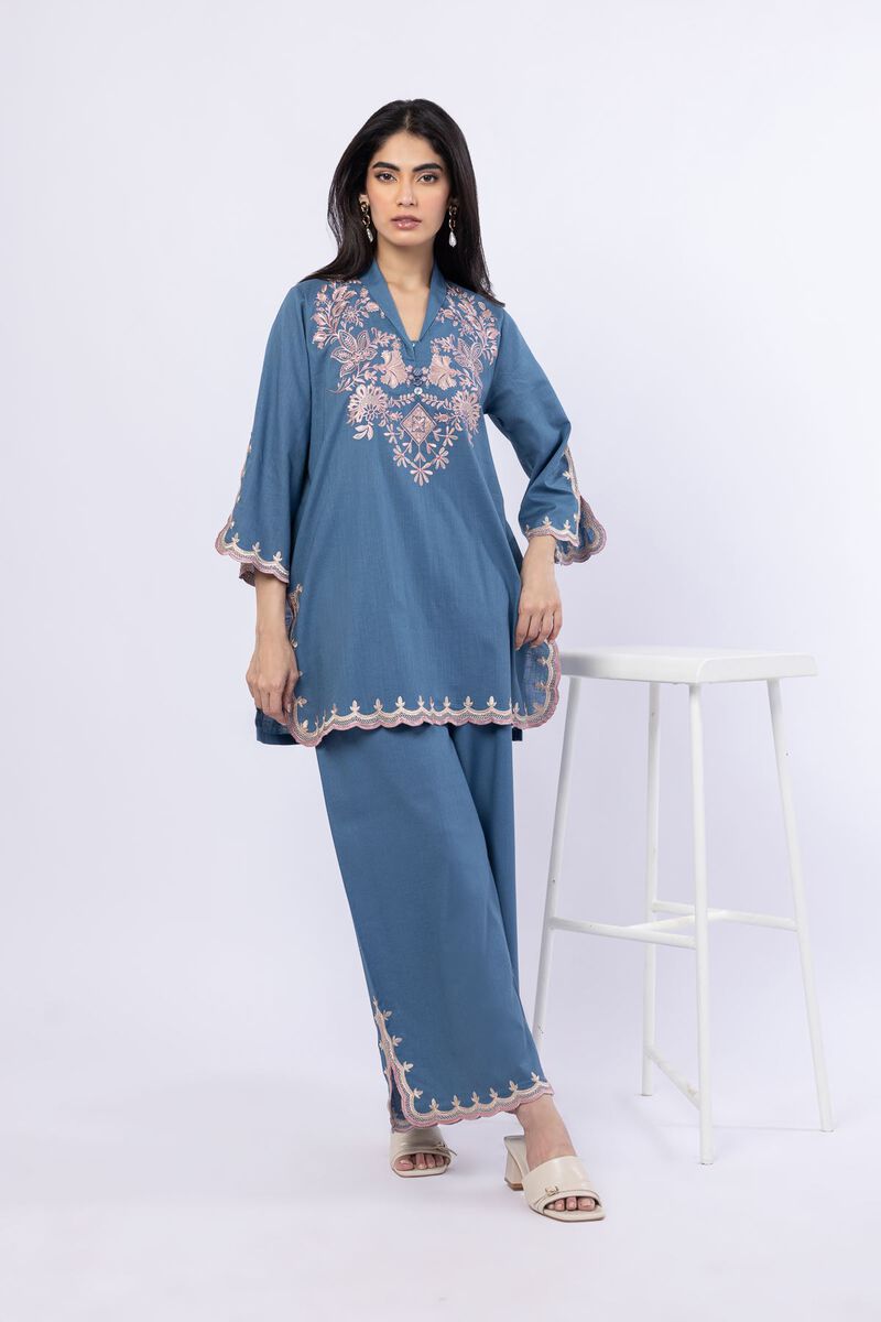 Embroidered | Linen Cotton | Pants | USD 11.50