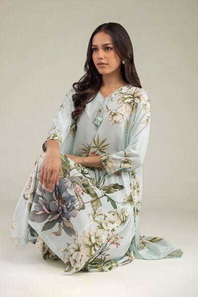 Printed | Viscose | Long Floral Kurta | USD 35.00
