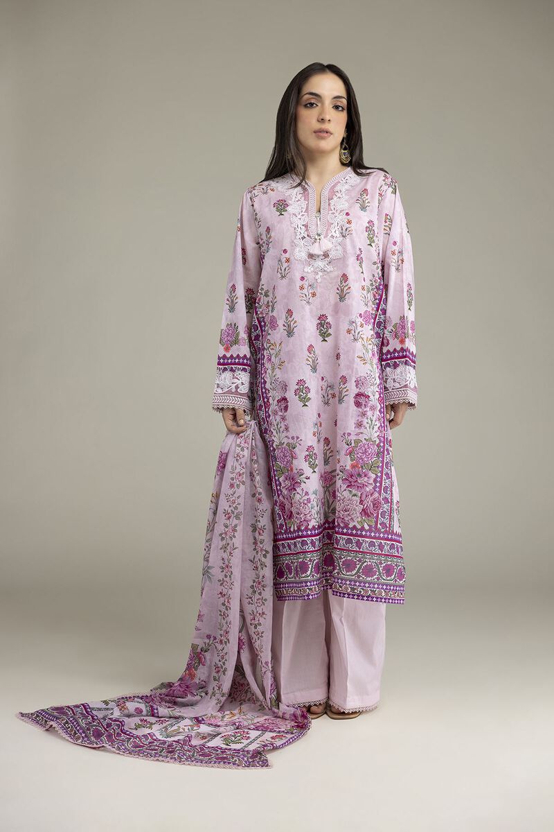Embroidered | Cambric | Cambric Tailored 3-Piece | USD 70.00