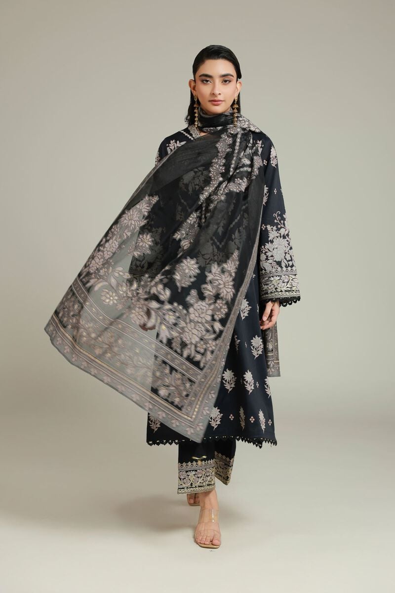 Embroidered | Cambric | Tailored 3-piece Cambric | USD 85.00