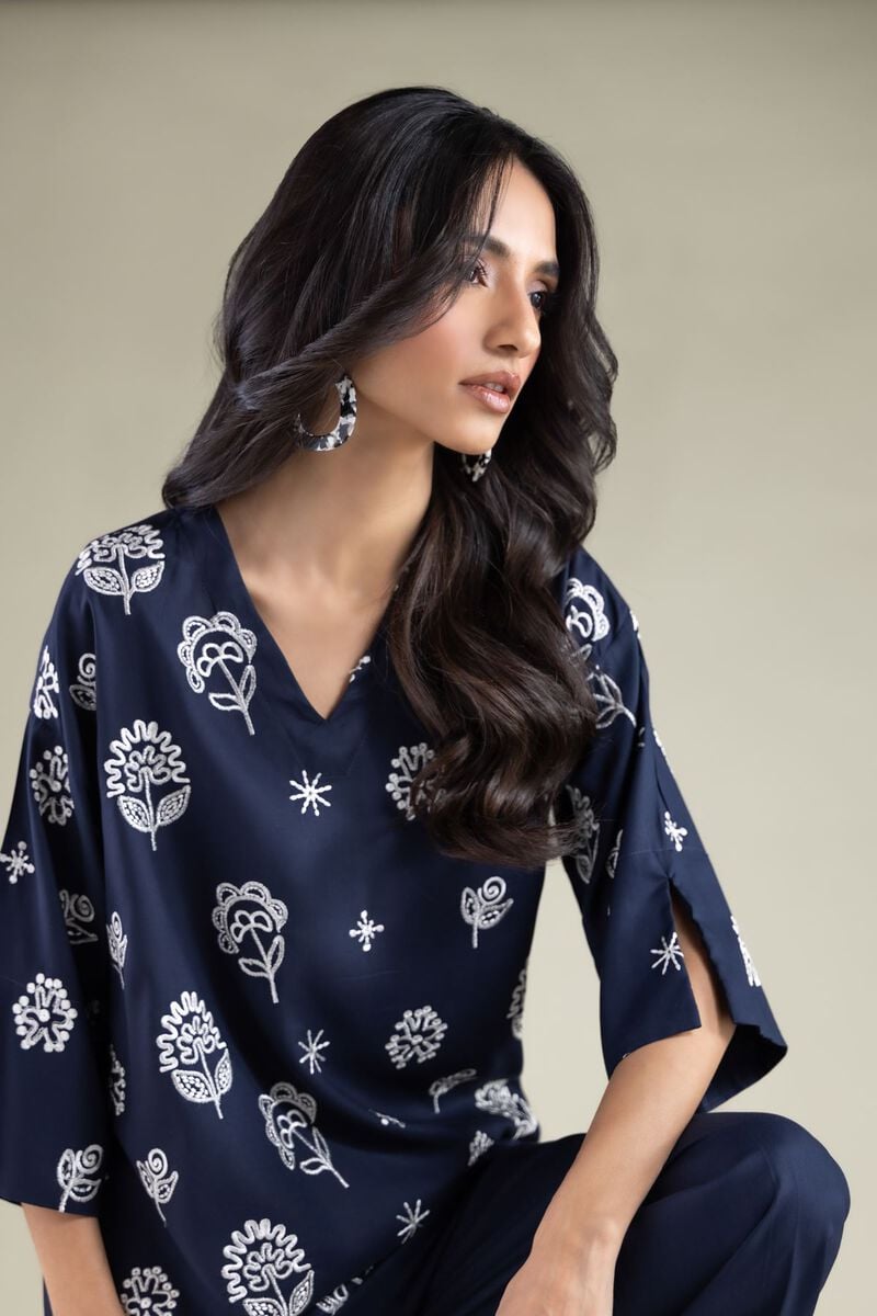 Embroidered | Viscose | Tunic | USD 35.00