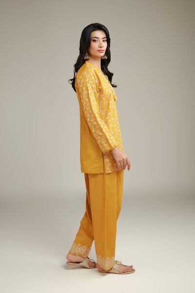 Embroidered | Cambric | Geometric Tapered Shalwar | USD 25.00