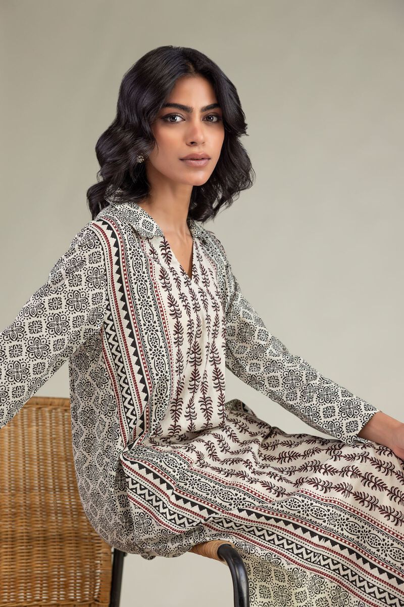 Printed | Cambric | Cambric Longline Kurta | USD 35.00