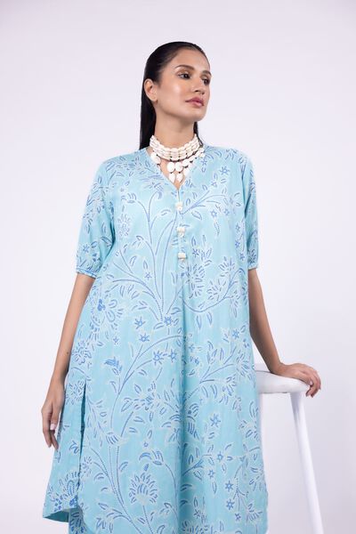 Printed | Ripple Crinkle | Kurta | USD 12.50