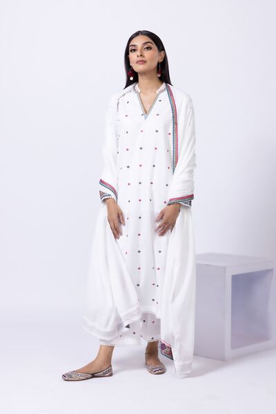 Embroidered | Cambric | Kurta | USD 35.00