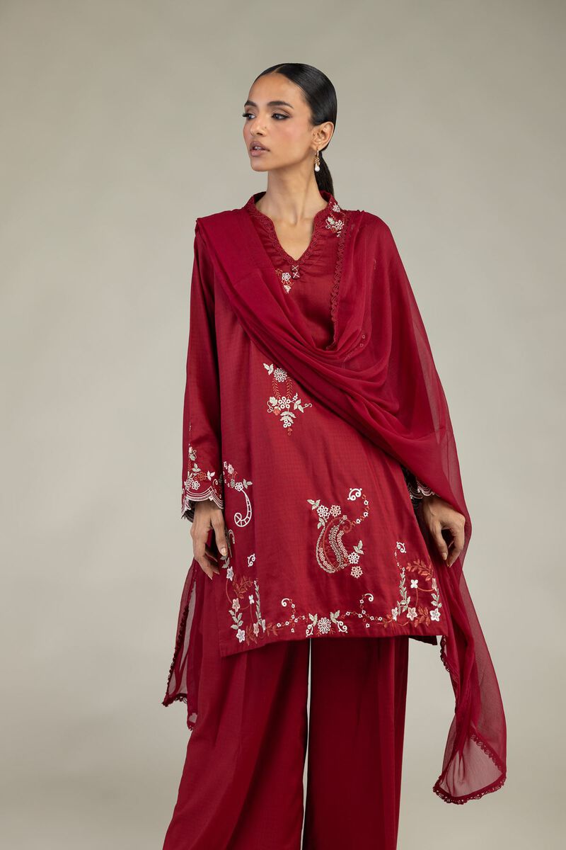 Embroidered | Dobby | Dobby Tailored 3-Piece | USD 80.00