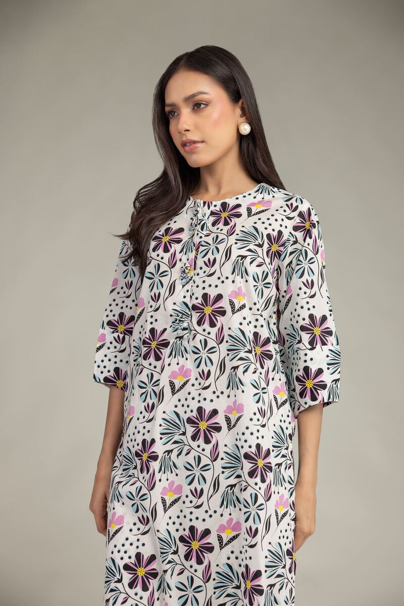 Printed | Cambric | Floral Cambric Kurta | USD 35.00