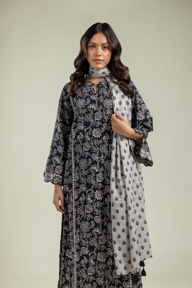 Printed | Lawn | Off-White Lawn Dupatta | USD 25.00