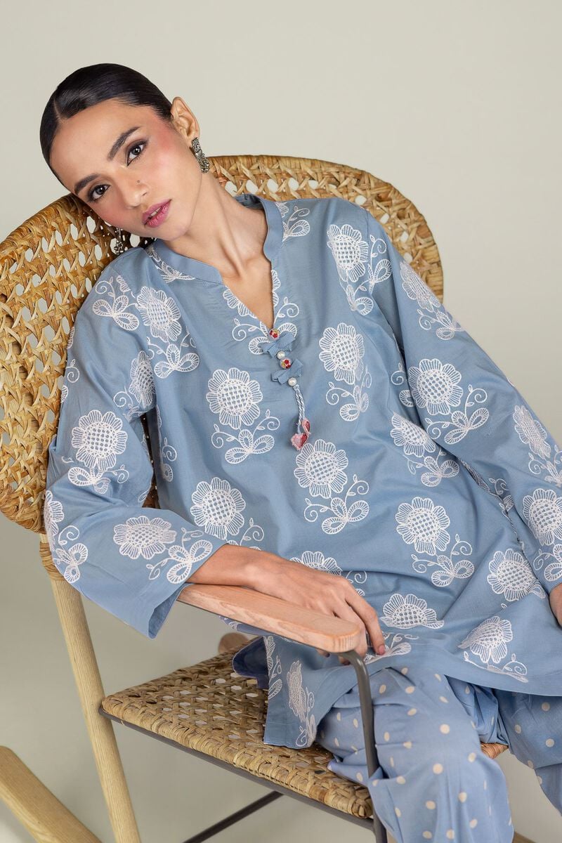 Embroidered | Cambric | Kurta | USD 45.00