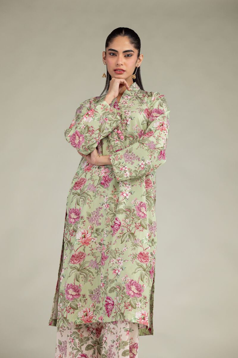 Printed | Cotton Viscose | Floral Longline Kurta | USD 35.00
