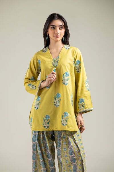 Embroidered | Mesuri | Short Floral Kurta | USD 40.00