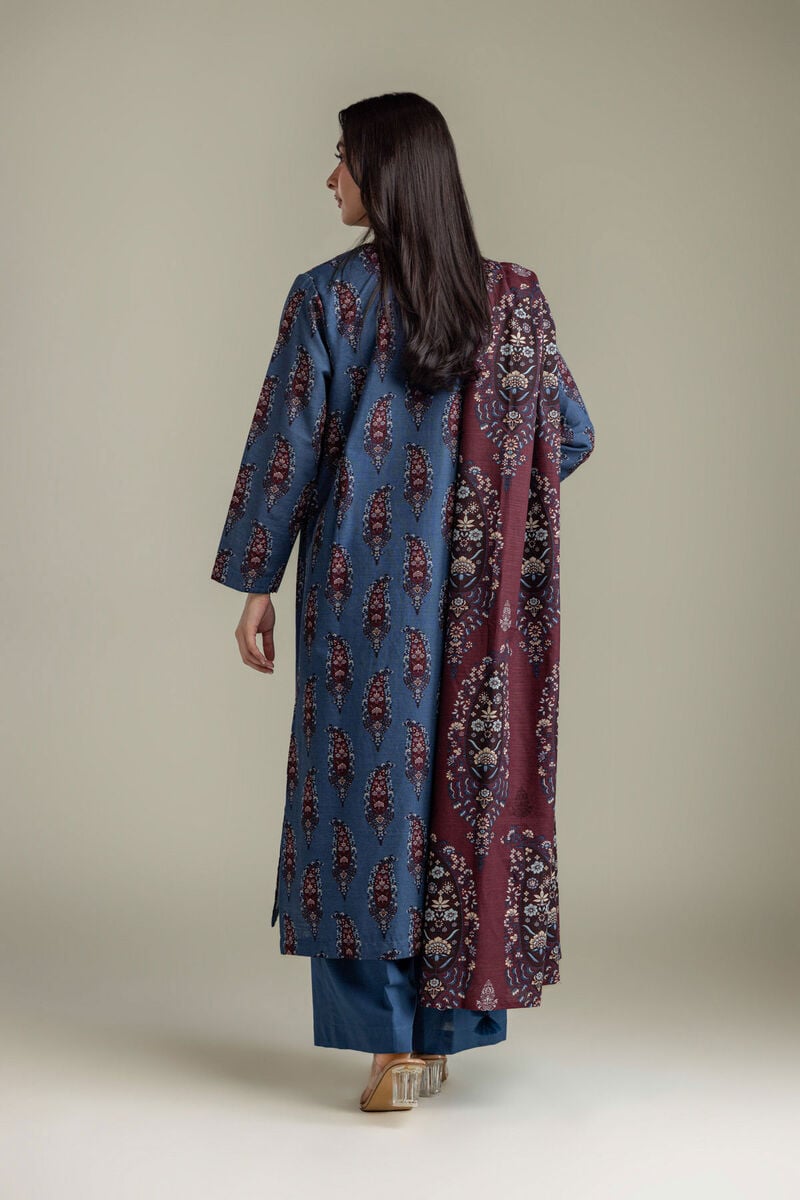 Printed | Light Khaddar | Tailored 3-Piece Set | USD 65.00