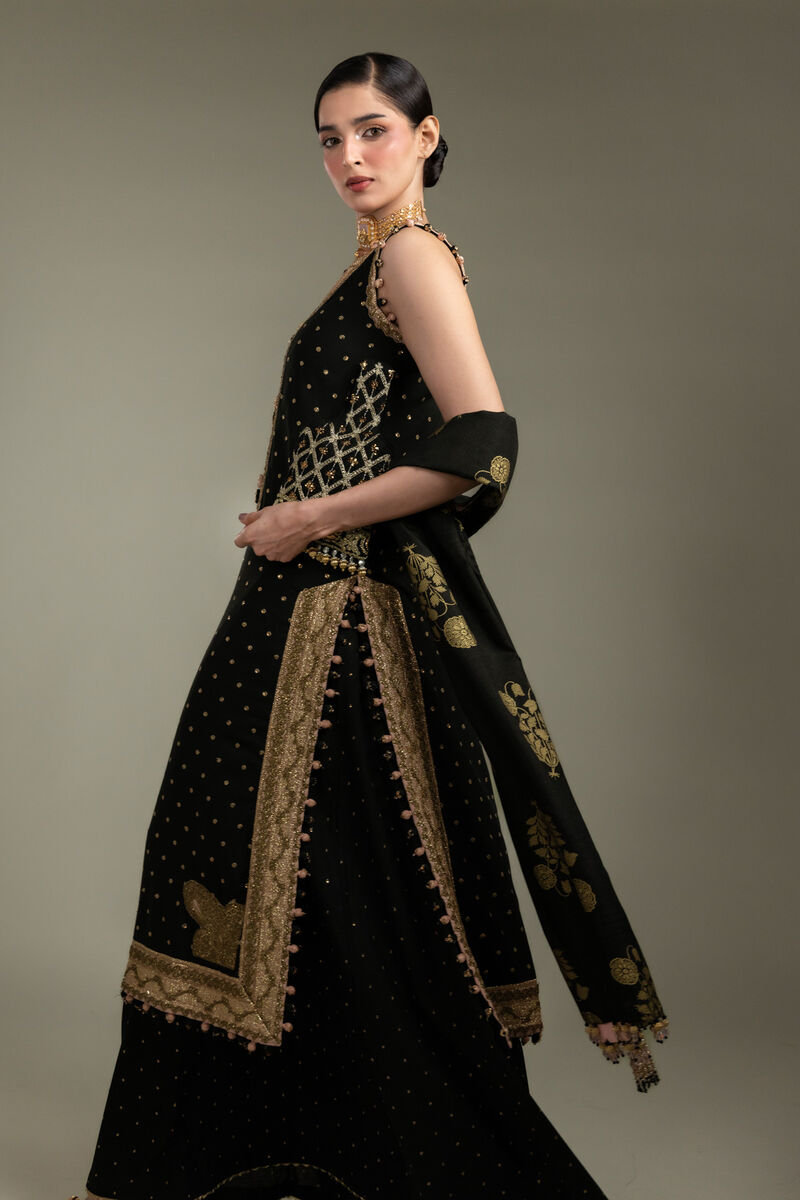 Embroidered | Raw Silk | 3-Piece Co-ord Set | USD 210.00