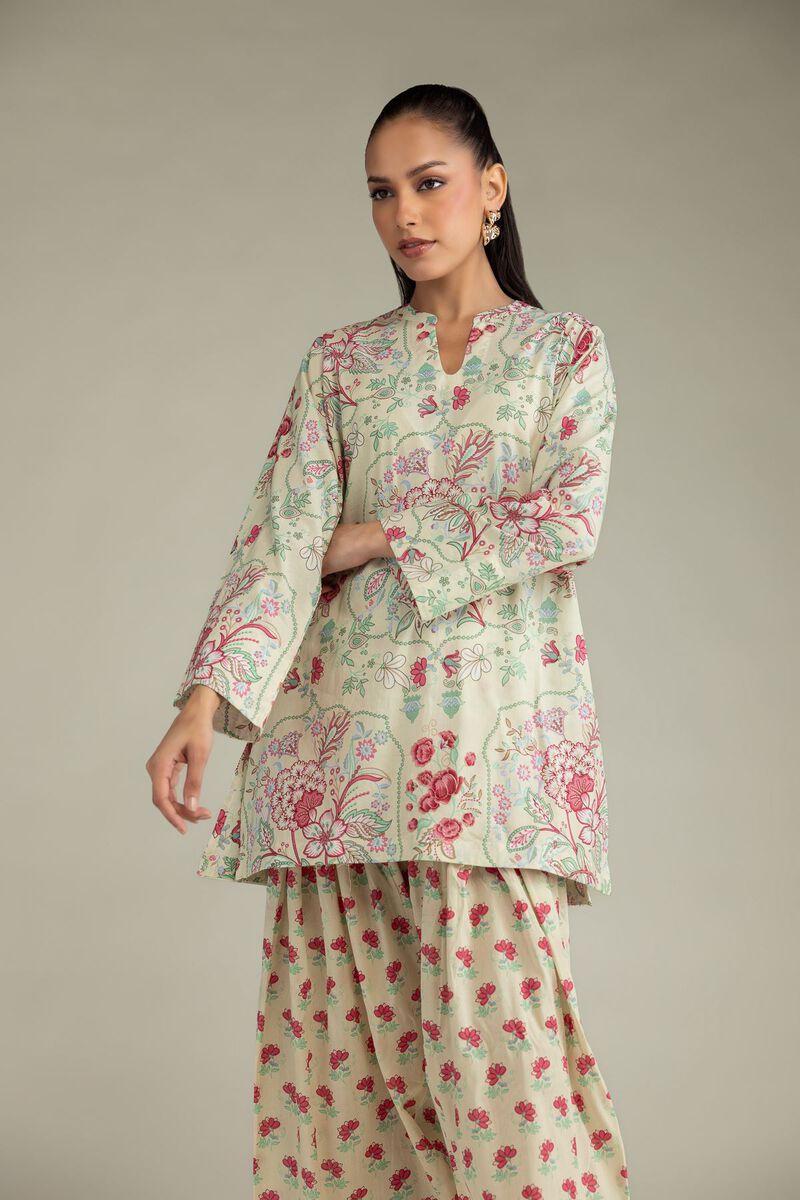 Printed | Cambric | Floral Cambric Kurta | USD 35.00